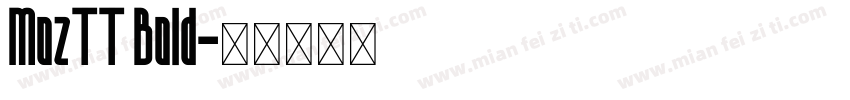 MozTT Bold字体转换